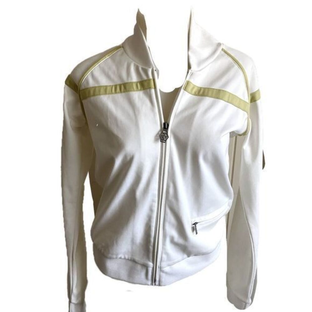 - Diesel Track Vintage Jacket -M white /burnished gold details, nylon spa…
